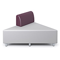 Russwood&reg; Exchange Lounge Seating - Right Back Triangle, Vinyl