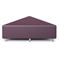Russwood&reg; Exchange Lounge Seating - Backless Triangle, Vinyl