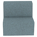 Hickory Contract UPpJr. Modular Lounge Seating - Straight Chair, Vinyl