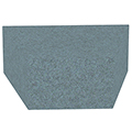 Hickory Contract UPpJr. Modular Lounge Seating - Bench Taper Out, Vinyl