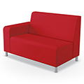 MooreCo&reg; Phoeby Outdoor Lounge Seating - Right Arm Loveseat