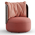 KFI Studios Dotti Lounge Chair - Low Back