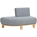 HABA&reg; Pro CHILLAX Lounge Seating - Quarter-Circle End Leftt, Synthetic Leather