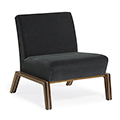 JSI Finn Lounge Seating - Armless Lounge Chair