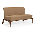 JSI Finn Lounge Seating - Armless Loveseat