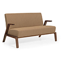 JSI Finn Lounge Seating - Arm Loveseat