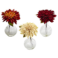 Dahlia Flowers (Set of 3)