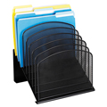 SAFCO® Onyx™ Mesh Desk Organizer - 8 Tiered Sections