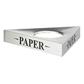 SAFCO&reg; Trifecta&reg; Waste Receptacle -  Paper Lid