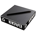 SAFCO&reg; Public Square&reg; Recycling Center - Newspaper/Paper Lid Slot