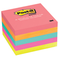 Post-it&reg; Notes - Neon/Capetown - 3 x 3, 5 Pads/Pkg