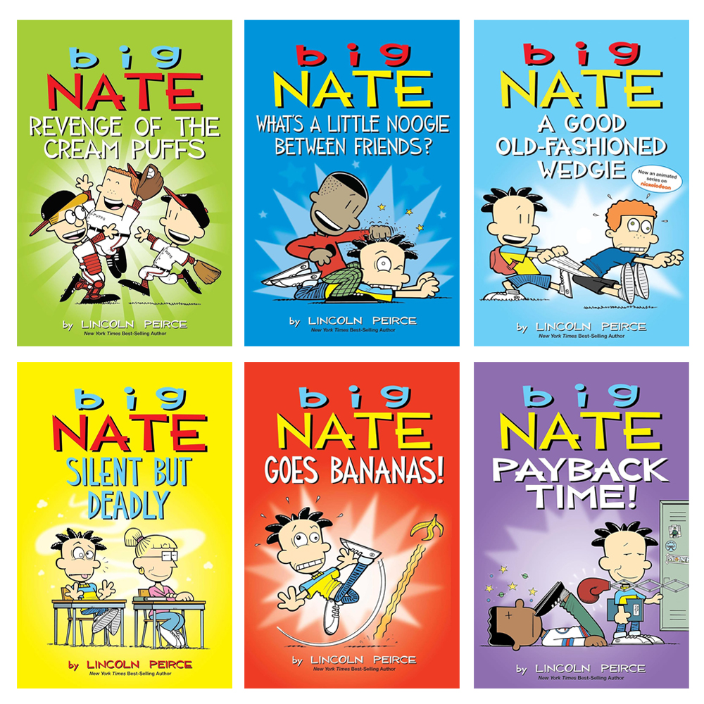 thumbnail interactive-video image 1 of Big Nate Doodlepalooza Activity Book – Hardcover By Lincoln Peirce, Good Condition 1 of 5
