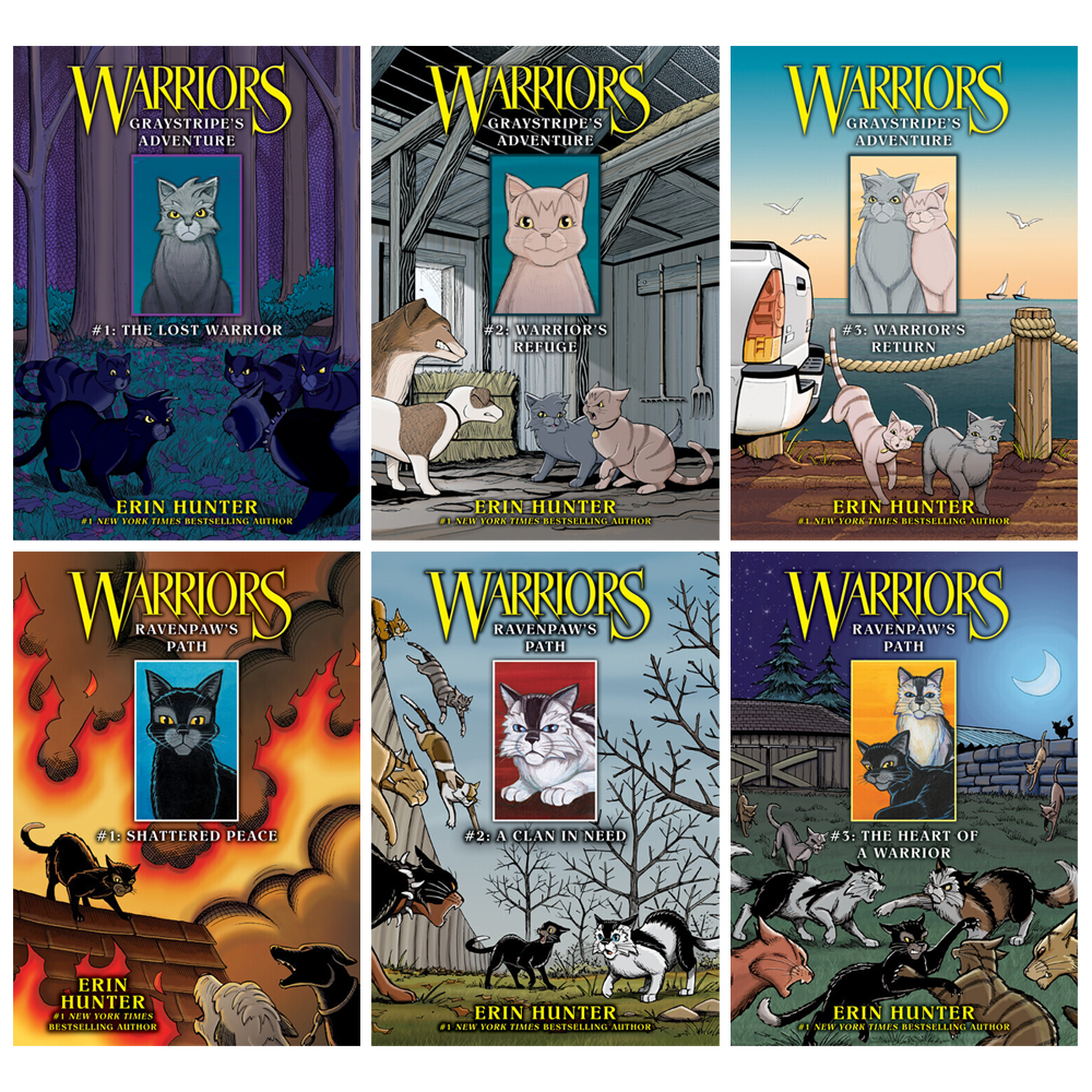 NEW PRODUCTS Warriors Manga 9 Books Set