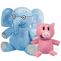Elephant & Piggie Plush Set