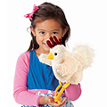 Folkmanis&reg; White Chicken Hand Puppet