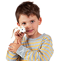 Folkmanis&reg; White Mini Mouse Finger Puppet