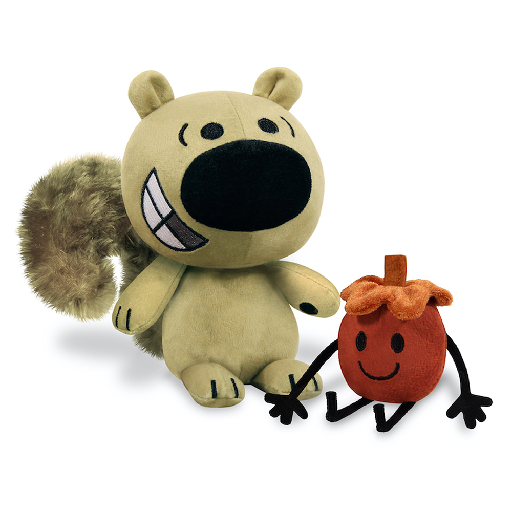 Hand Puppets & Plush Zoom Squirrel & Acorn Plush