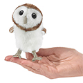 Folkmanis&reg; Mini Barn Owl Finger Puppet