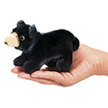 Folkmanis® Mini Black Bear Finger Puppet