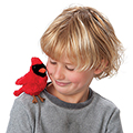 Folkmanis&reg; Mini Cardinal Finger Puppet