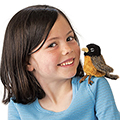 Folkmanis&reg; Mini Robin Finger Puppet