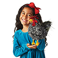 Folkmanis&reg; Barred Rock Rooster Hand Puppet
