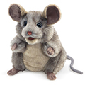 Folkmanis&reg; Gray Mouse Hand Puppet
