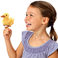 Folkmanis&reg; Mini Duckling Finger Puppet