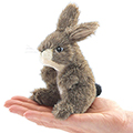 Folkmanis&reg; Mini Jack Rabbit Finger Puppet
