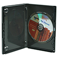 Clear-Vu One-Time&trade; Security Case - 1 Disc DVD, Black