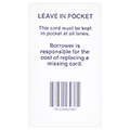 Leave in Pocket Detuning Card 250/Pkg