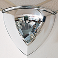 90° Quarter Dome Security Mirror - 26 in. Diameter