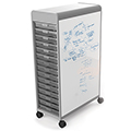 Smith System® Cascade® 2 Sided Whiteboard w/Totes