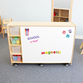 Whitney Brothers® Magnetic Write and Wipe Mobile Cabinet