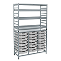 Gratnells® Dynamis Storage Unit - 24 Shallow Trays