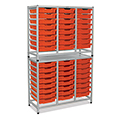 Gratnells® Dynamis Storage Unit - 48 Shallow Trays