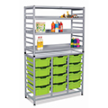 Gratnells® Dynamis Storage Unit - 12 Deep Trays