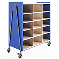 SAFCO® Whiffle Mobile Storage - 48 in.H Cubbie