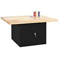 Diversified Spaces™ 4-Station Workbench with 4 Doors