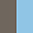 Toffee Gray/Aqua Blue
