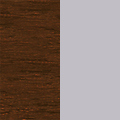 Dark Walnut/Silver