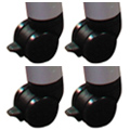 4 Locking Casters