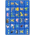 Joy Carpets Friendly Phonics Animals&trade; Rugs