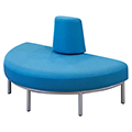 HABA&reg; Rebello&reg; Casual Seating - Half Circle Sofa, Synthetic Leather