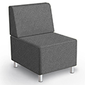 MooreCo® Modular Soft Seating Collection - Armless Chair