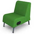 Paragon MOTIV&reg; 1.0 Soft Seating - Armless Chair with Power Left