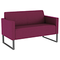 Hickory Contract Metro Lounge Seating - Loveseat