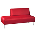 HPFI&reg; Eve Lounge Seating - 2/3 Back Armless Sofa