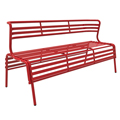 SAFCO&reg; CoGo&trade; Steel Outdoor/Indoor Bench with Backrest