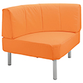 HABA&reg; Rebello&reg; Casual Seating - Round Corner Chair, Synthetic Leather